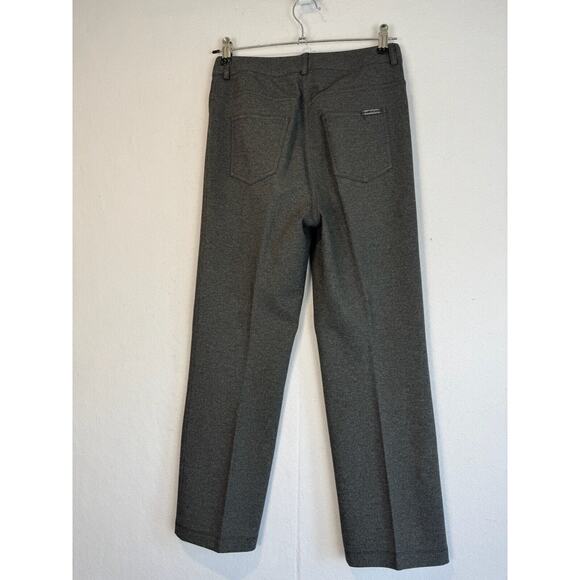 St. John Yellow Label Womens Size 4 Straight Leg Pants Gray - Picture 2 of 4